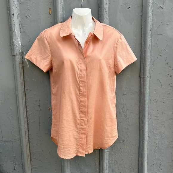 Chloé Pink Button down  light Blouse, size 6 - Picture 2 of 13
